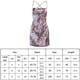 thumbnail image 2 of Vestido rojo con tirantes y espalda descubierta con estampado de paisley para mujer, vestido largo para ir al trabajo con temperamento de primavera y verano, 2 of 8