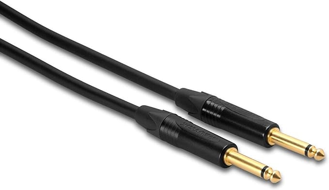 Hosa CGK-025 Edge Guitar Cable, Neutrik Straight to Straight, 25 ft, Professional Instrument Cable