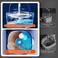 thumbnail image 4 of Spin Mop and Electric Bucket System, Unique Automatic Washing Wring Bucket, Upgrade with 2 Microfiber Cloths,Suitable for Hardwood Tile Marble Floor-White, 4 of 4