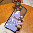 thumbnail image 3 of Matte Phone Case for OPPO RENO 8 8T 7Z 7 6Z 6 5 4 3 PRO PLUS 4G 5G Case Funda Shell Japanese Anime Hand-Painted House Landscape, 3 of 5