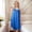 Blue, variant on Fazvaoo Nightgowns for Women Short Sleeve Short Nightdress Summer Silk Sleepwear(Blue,0)