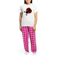 thumbnail image 4 of CafePress - Red Ladybug 1 Pajamas - Women's Short Sleeve Print T-Shirt and Pants Light Cotton Pajama Set, 4 of 7