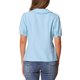 thumbnail image 3 of CAMISA CHIC INSPIRADA Camisa de chambray para mujer con cuello Peter Pan, mangas abullonadas, blusa de denim vintage M Beau Blue, 3 of 6
