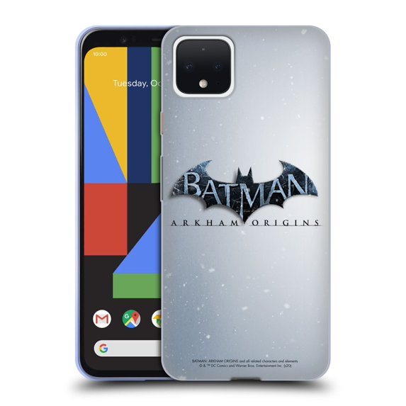 Head Case Designs Officially Licensed Batman Arkham Origins Key Art Logo Soft Gel Case Compatible with Google Pixel 4