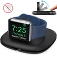 thumbnail image 4 of Soporte para de reloj inteligente, Universal, antideslizante, duradero, modo de de noche, gestión de cables, estación de carga, Negro, 4 of 9