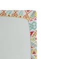 thumbnail image 2 of Ambesonne Tribal Fitted Sheet, Native Style Aztec Art, Twin Size, Yellow Pink Aqua, 2 of 2