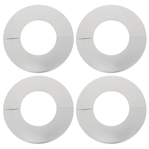 SWETRACE 4Pcs Stainless Steel Pipe Covers for Bathroom with Self-Adhesive Backing