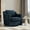 Chenille-Navy, variant on UIXE Swivel Accent Chair for Living Room, Modern Upholstered Barrel Arm Chair, Comfy Club Reading Chairs for Adults, Chenille Navy