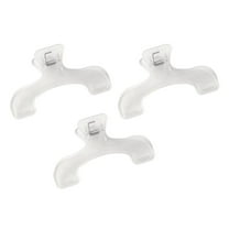 Transparent U-Shape Bookmark Clips | Sturdy Plastic Page Holders for Books | Hands-Free Reading Accessories for Students, Teachers & Cooks