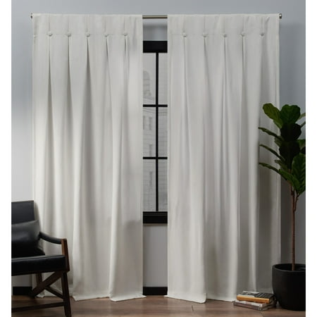 Exclusive Home Curtains 2 Pack Ghent Metrosuede Inverted Pleat