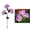Purple_New#1995, variant on Solar Powered Waterproof Hydrangea Flower Garden Lights Outdoor Courtyard Balcony Floor Mounted Landscaping Decoration