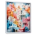 thumbnail image 2 of Designart "Fortresses In Minimalist Style II" Fortresses Floater Framed Wall Decor, 2 of 5