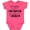 Vintage Hot Pink, variant on Inktastic My Daddy is a Firefighter and a Hero Boys or Girls Baby Bodysuit