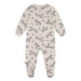 thumbnail image 2 of Huggies Baby Girls Footed Coveralls, Sizes NB-9M, 2 of 6