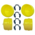 thumbnail image 3 of Capuchon d'Essieu à 4 Dents Couvercle de Roulement M143338 Kit de 4 Anneaux à Pression pour John pour Deere 102, 3 of 7