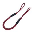 thumbnail image 1 of Elastic Boat Bungee Dock Line Docking Rope Boat Dock Ski Accessories 4ft Line Stretches to 5.5ft Red Black Wave, 1 of 9