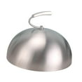thumbnail image 4 of Cubierta para rociar,Cubierta para alimentos,Cubierta universal para polvo de platos de acero inoxidable,Cubierta para hamburguesas con cúpula para 14cmx7cm, 4 of 8