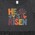 thumbnail image 4 of Inktastic He is Risen Religious Inspirational Girls Toddler Dress, 4 of 5