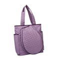 thumbnail image 2 of Lipstore Tennis Bag Racket Tote Seperate Compartment Portable Rackets Bag for Gym Man Purple, 2 of 6