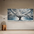 thumbnail image 7 of Large White Trees of Life Canvas Wall Art, Creative Trees Decor Painting Canvas Print for Living Room, Bedroom, Office Decorations, Gifts for Men, 7 of 7