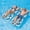 blue, variant on Mighty Rock 2 pack Inflatable Pool Float Mat 73"x34" Adult Lounger Float with Headrest Pool Lounge Chair Floating Blue