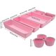 thumbnail image 2 of Caja de almacenamiento de fieltro - Rosa Adepaton  LL-2143-2, 2 of 7