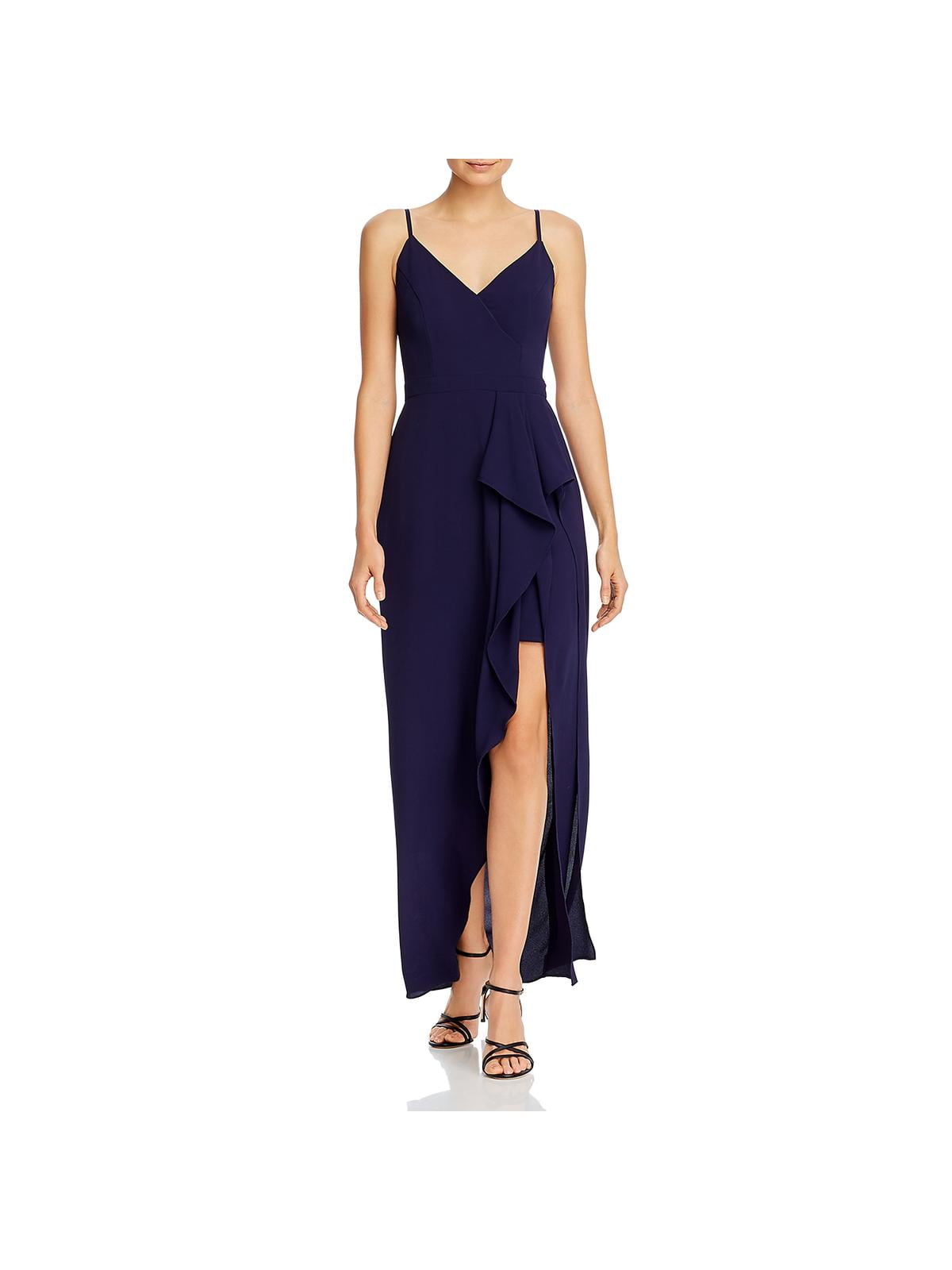 aqua navy blue dress