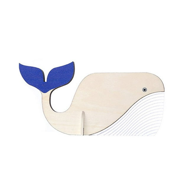 Whale Peacock Wooden Ornament Animal Night Light Hip Multipurpose Practical DIY Beautiful And Modern Decorative LED Lamp