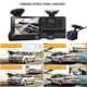 thumbnail image 4 of Feiniao Cámara de salpicadero, Cámaras Dash CAM para Auto, Full HD de 1080P con Pantalla IPS de 4 Pulgadas Grabadora de conducción Visión Gran Angular Sensor G Grabación en Bucle, 4 of 5