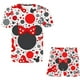 thumbnail image 1 of Conjuntos de ropa de Mickey Mouse para niñas, camisetas de la serie Disney + Pantalones cortos, ropa de verano, disfraces informales de dibujos animados, trajes de 1 a 14 años, 13T Gao Jinjia LED, 1 of 2