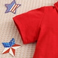 thumbnail image 5 of Baby Boy 4th of July Polo and Plaid Shorts Set, Cute 2 Piece Independence Day Outfit for and Toddlers, 5 of 9