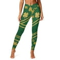 thumbnail image 6 of Oksale St.Patrick Day High Waisted Leggings for Women Cozy Stretch Tummy Control Yoga Pants Funny Print Holiday Tights Soft Workout Plus Size Pants Green L, 6 of 10