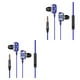 thumbnail image 2 of Auricular con cable Seitruly Altavoz Dual dinámico Interfaz de 3,5 mm Tapón de oreja de silicona, 2 of 6