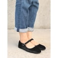 thumbnail image 4 of Nature Breeze Mary Jane Women's Flats in Black, 4 of 4