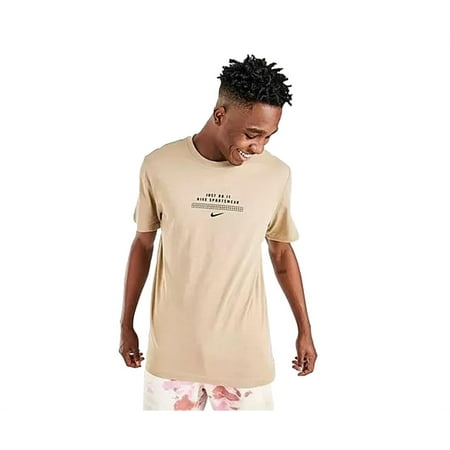 Nike Sportswear 2000S Dna Mens Active Shirts & Tees Size Xxl Color: Beige/Black