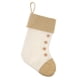 thumbnail image 2 of Medias navideñas grandes de punto bordadas, bolsa de regalo de Navidad Blanco, 2 of 9