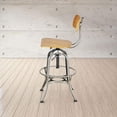 thumbnail image 2 of Toledo Swivel Adjustable Height Bar Stool, 2 of 4