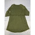 thumbnail image 3 of Jamie Layla Petite French Terry Shirt Tail Dress Olive Night PL, 3 of 4