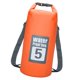 thumbnail image 3 of Bolsa de trekking impermeable con ruedas Bolsa seca con cierre naranja 5 l shamjiam Saco seco impermeable, 3 of 9