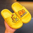 thumbnail image 6 of CAUYDY Big Kids Cloud slides,Boys Girls Slides Non-slip Summer Beach Pool Shoes Toddler Cartoon Slides Sandals Indoor&Outdoor Garden Slippers Shower Shoes(L101-Yellow,10), 6 of 7