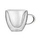 thumbnail image 2 of Taza de café de doble pared de borosilicato Vasos resistentes al calor Taza de bebidas calientes Tazas de vidrio de té para Leche Hogar 150ml BLESIY taza de café, 2 of 8