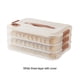 thumbnail image 5 of Advancent Aplicaciones amplias del contenedor de almacenamiento de alimentos blanco para organización de refrigerador y despensa de 3 capas Organizadores de utensilios de cocina, 5 of 6