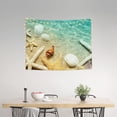 thumbnail image 4 of Bingfone Starfish And Seashell On The Beach Tapestry Wall Hanging Decor for Living Room Bedroom Dorm Classroom Office Decor 29x37 Inch, 4 of 8