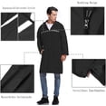 thumbnail image 3 of FloreceBien Poncho pour Hommes, Imperméable, Longue Veste de Pluie, Réutilisable pour Extérieur, 3 of 6