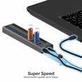 thumbnail image 4 of HUB de datos USB 3.0 y cargador SABRENT de 16 puertos con Individu, 4 of 5