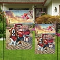 thumbnail image 4 of Be My Valentine's Basset Hound Truck Full of Love Flower Balloon Garden Flag 12x18in Double Sided Bassets Dog Breed Lovers Gifts Idea Outdoor Decor - 02029, 4 of 5