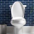 thumbnail image 3 of Asiento de Inodoro Bemis Aurora de Cierre Lento Redondo Blanco, 3 of 9