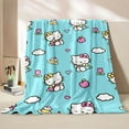 thumbnail image 4 of Hello Kitty Sanrio Blanket Soft Fluffy Cartooon Throw King Size Luxury Blanket Kid Boy Adult Sofa Bed Blanket Cover Throw Gift LS, 4 of 7