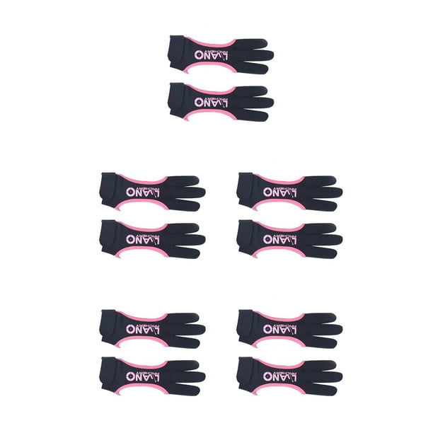 Guante de Tiro Advancent de Tres Dedos Portátil Decorativo Rosa M Type2 NO2