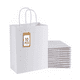 thumbnail image 1 of Bolsas de Regalo Papel Kraft Bolsas De Dulces Ecológicas 10 Pcs Blanco, 1 of 5